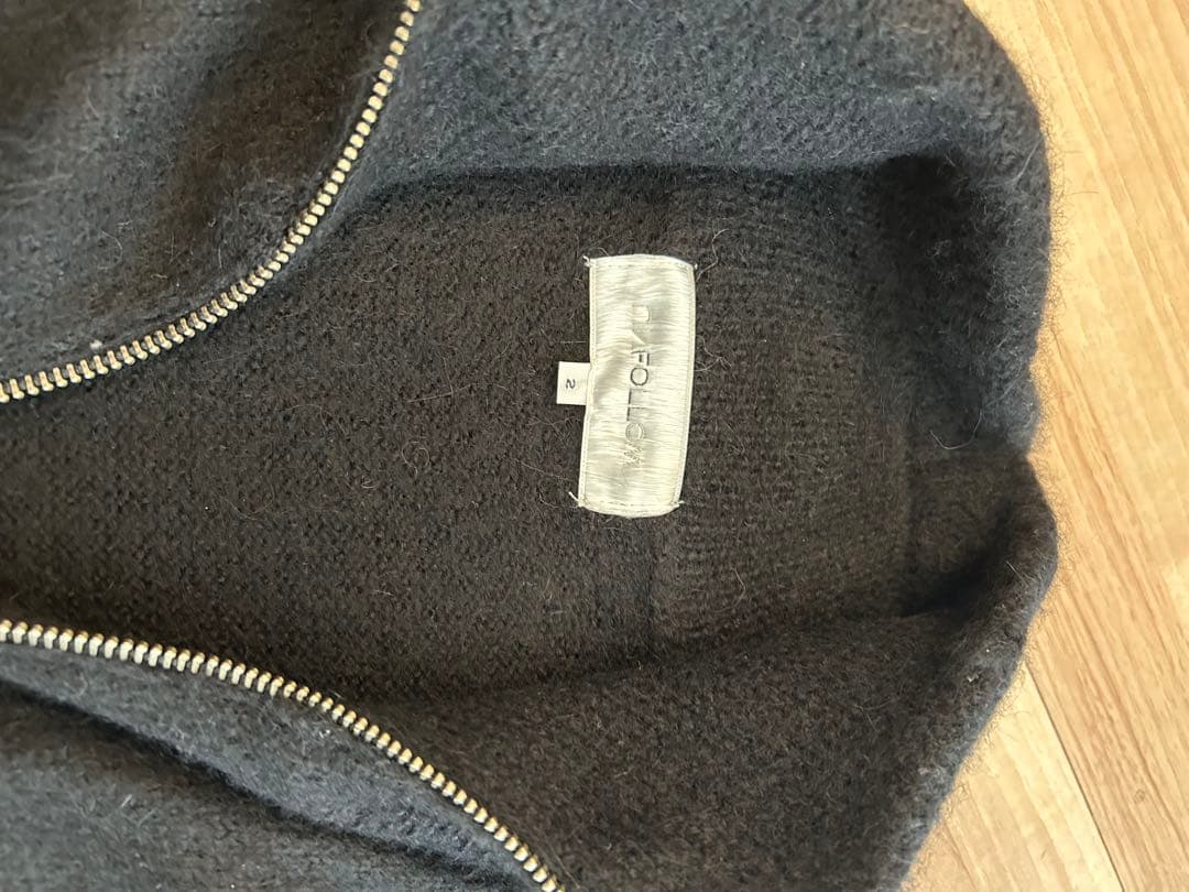 UNFOLLOW FOLL alpaca drivers knit サイズ2 - メルカリ