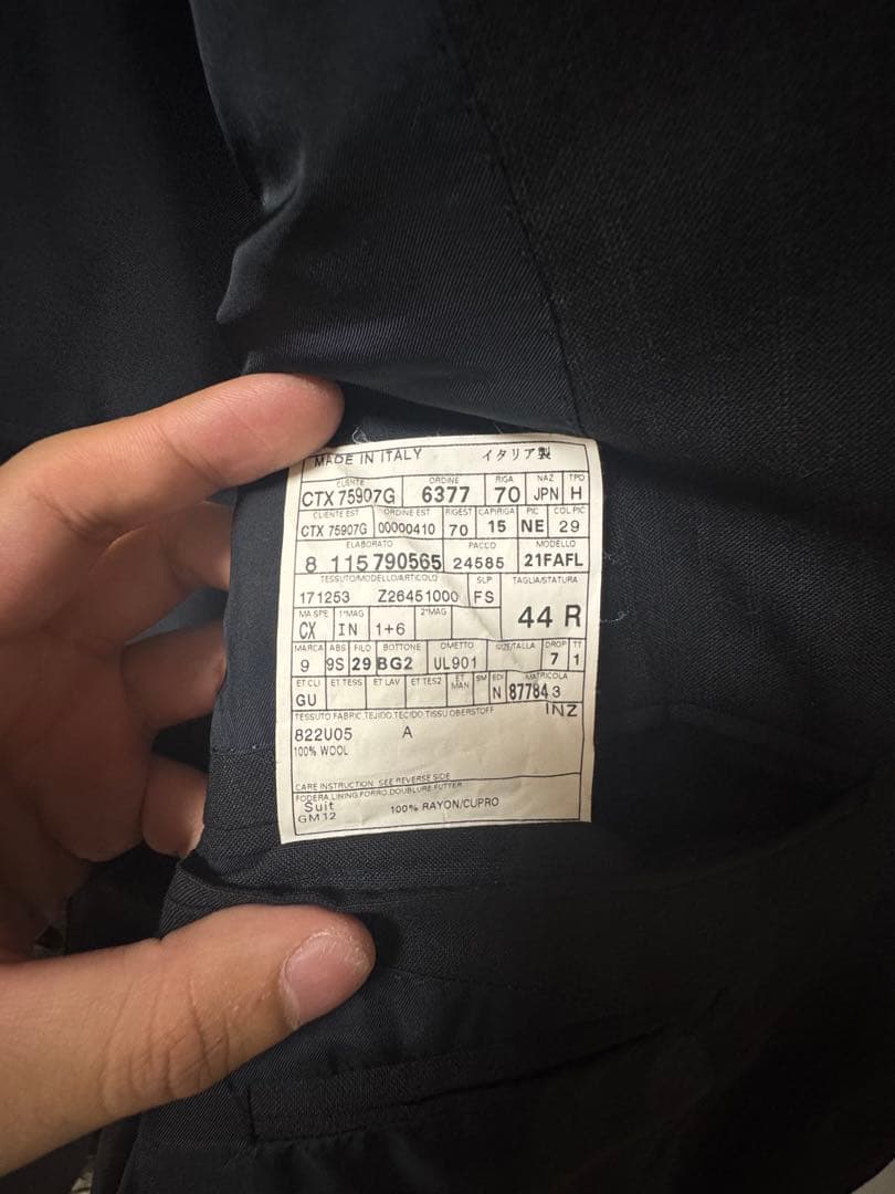 フ*ィ様 GUCCI トムフォード期 ゼニア製 スーツ