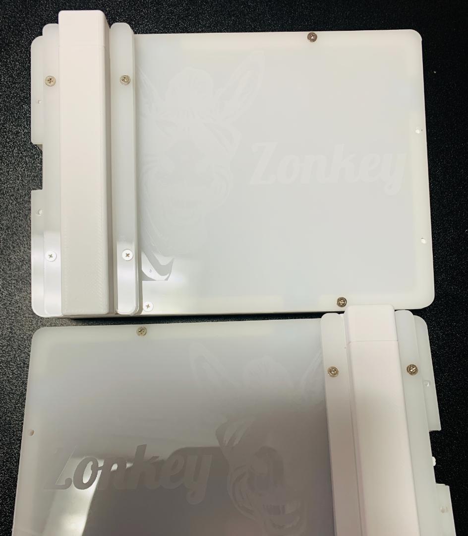 分割キーボード Zonkey Ver.2 ガスケットマウントケース ホワイト