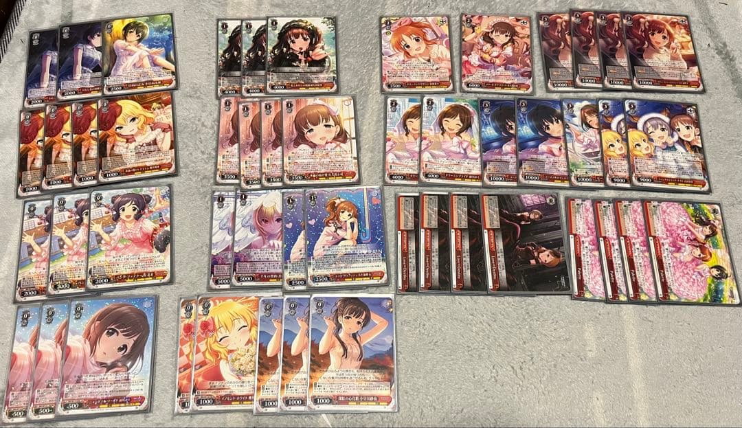 で*ん様 ヴァイス デレマス 8扉（赤単）デッキ 調整パーツ付 - メルカリ