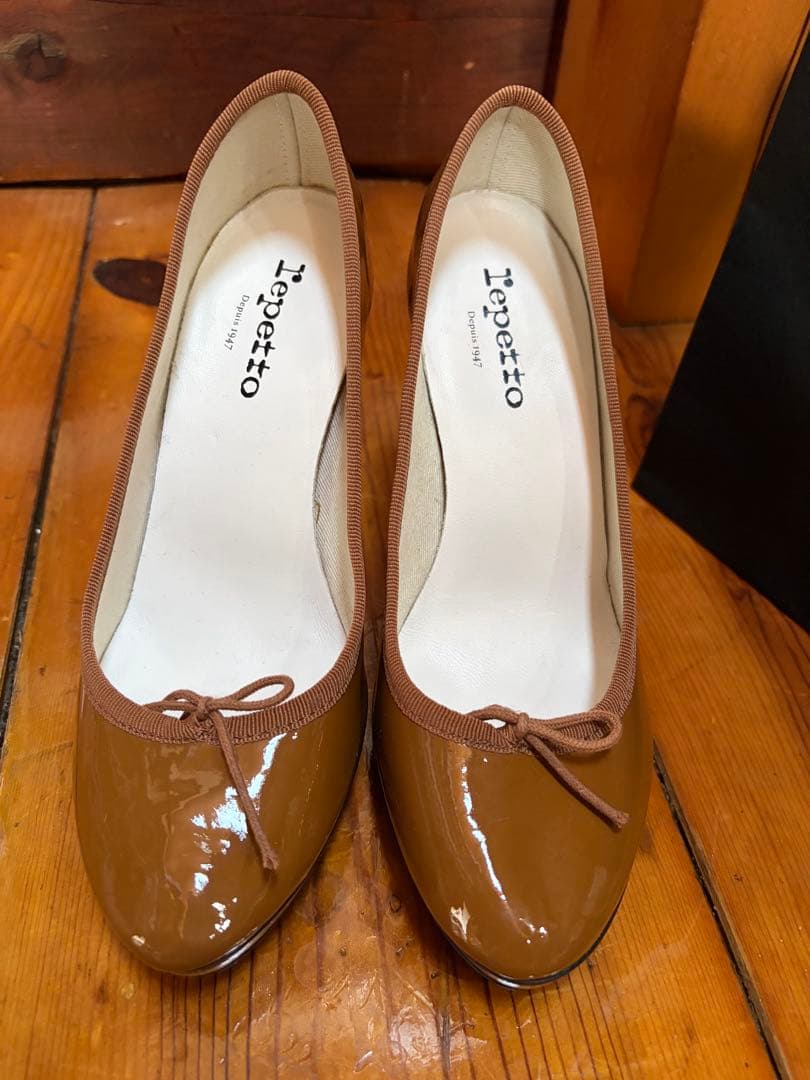 Repetto ブラウン パンプス 37 - メルカリ