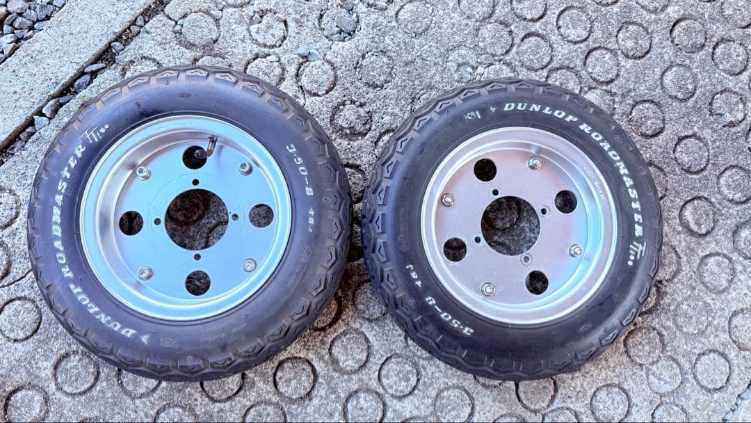 3.5j8インチタイヤホイールセット Amazon | 8インチ3.5Jアルミホイール＆130/50-8タイヤセット モンキー