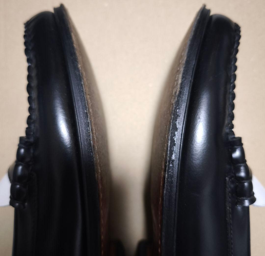 ●Weejuns G.H.BASS ローファー ホワイト/ブラック 28 中古