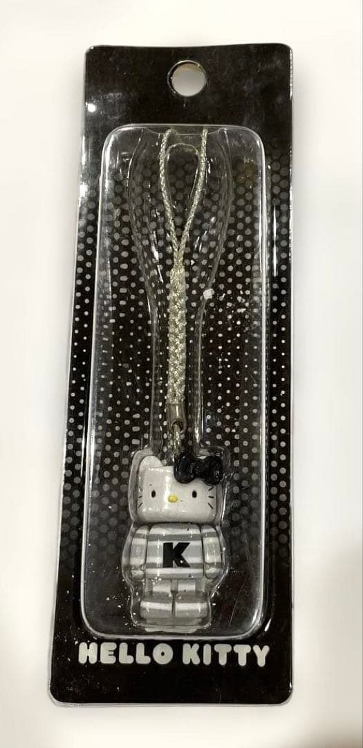 ハローキティ 根付 ストラップ モノトーンKT - メルカリ