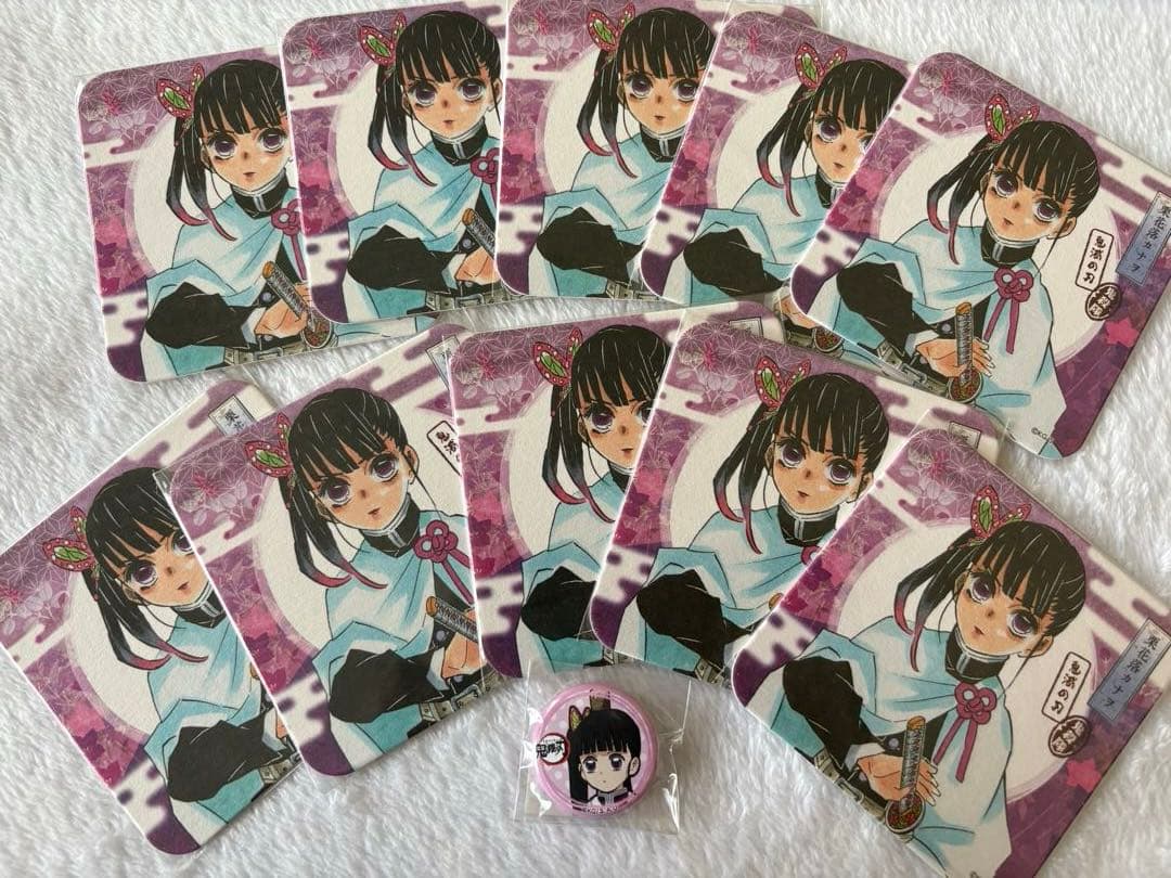 鬼滅の刃 栗花落カナヲ ゆる顔 缶バッジ コースター 10枚 - メルカリ