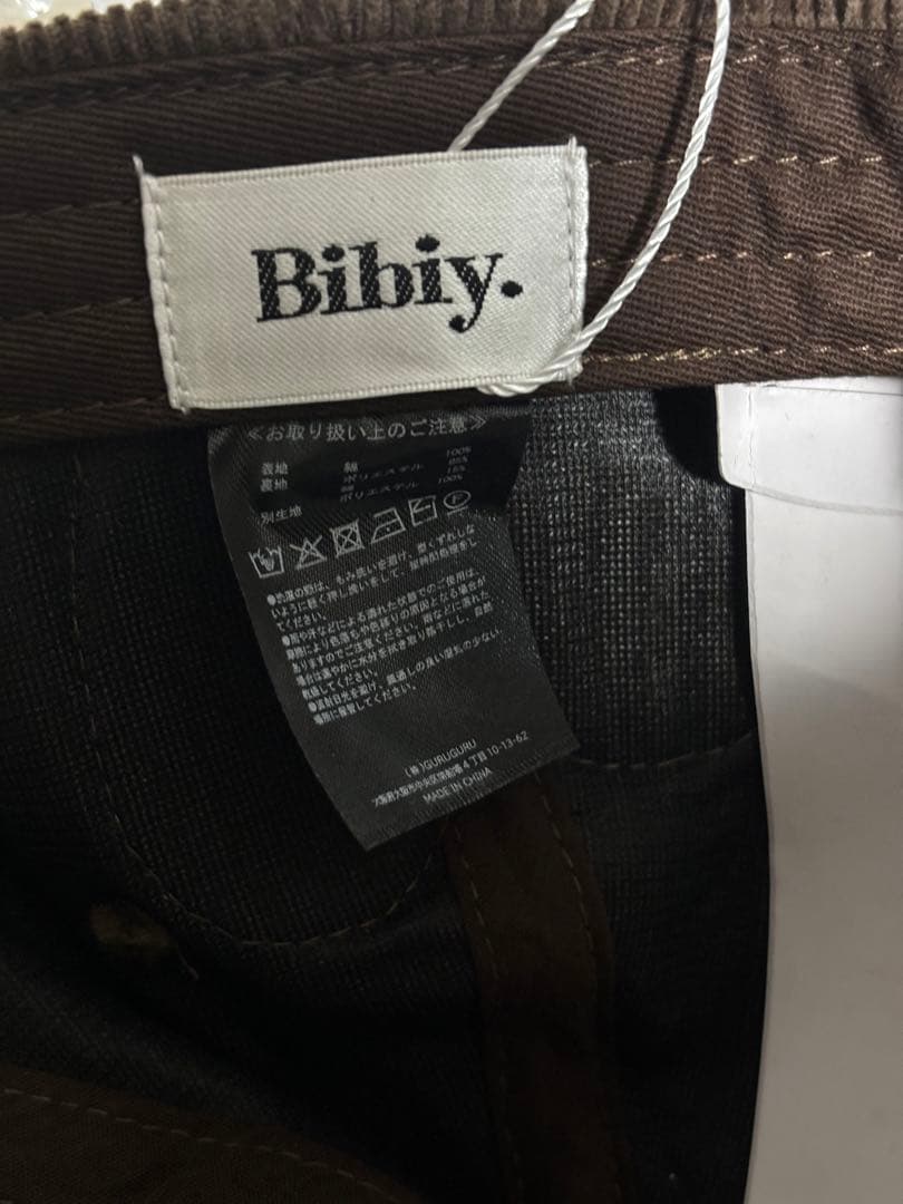 bibiy B. CLUB CAP タグ付き新品 - メルカリ