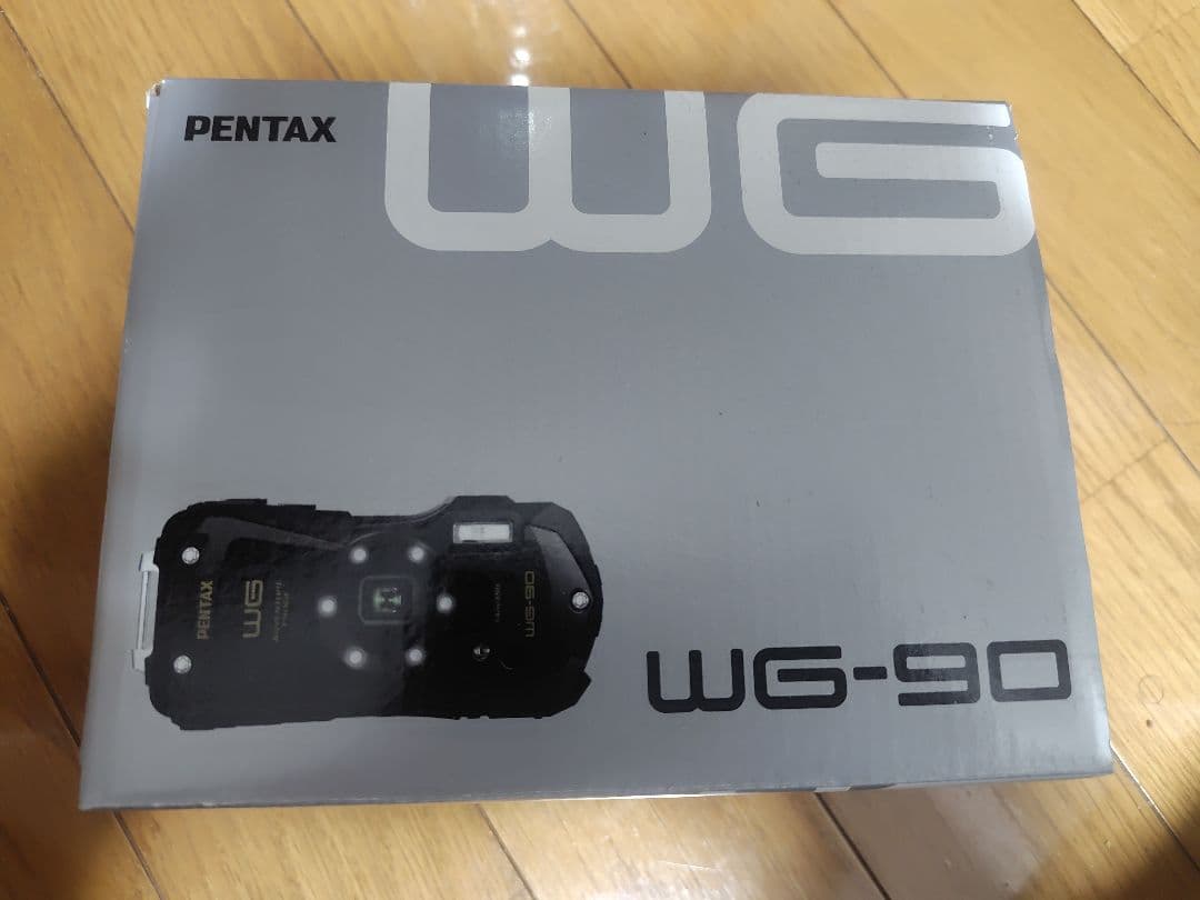 RICOH PENTAX WG-90 ブルー デジタルカメラ ジャンク品 ヒビ Ricoh Pentax WG-90 All-Weather Compact Digital Camera - Scuba