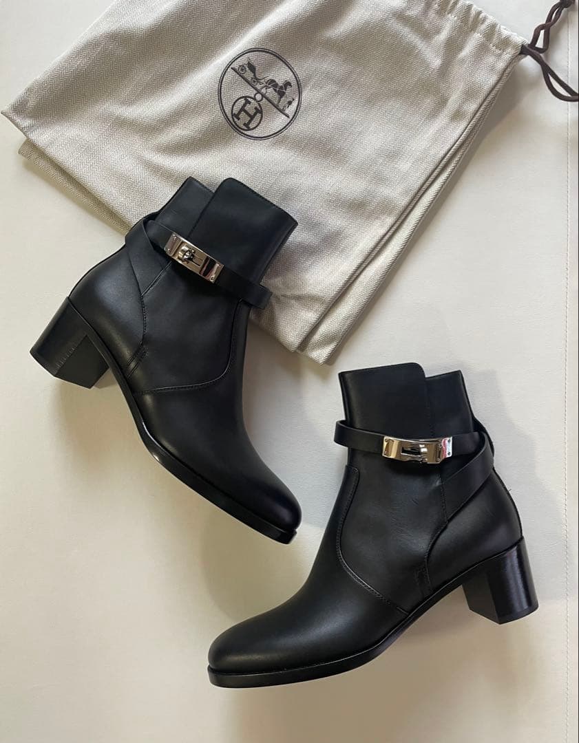 新品 エルメス フレンチー50 ショートブーツ Frenchie50 - メルカリ