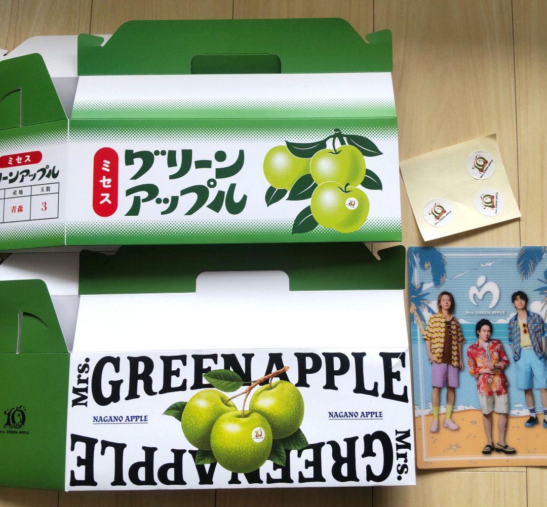 ☆ミセス 青りんごBOXのみ2つ 長野&青森県Mrs. GREEN APPLE - メルカリ