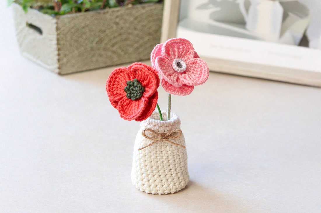 連載】いいもの見つけました。No.35 アネモネのあみぐるみ | minneと