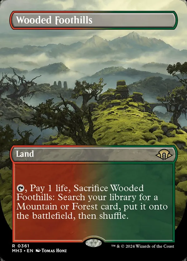 Wooded Foothills (Borderless) • Modern Horizons 3 (MH3) #361