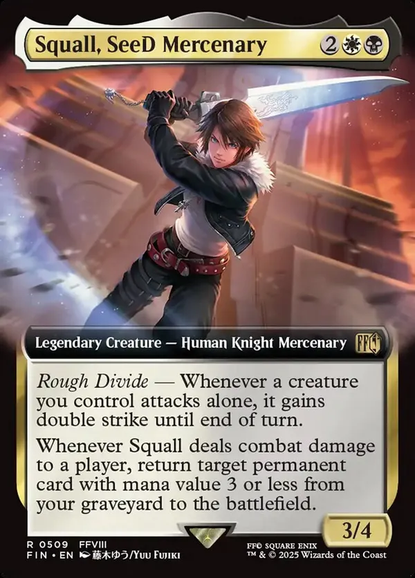 Squall, SeeD Mercenary • Standard Showdown Promos #2