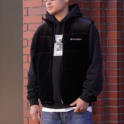 OE LOGO PUFFER VEST | BlackEyePatch(ブラックアイパッチ) / アウター