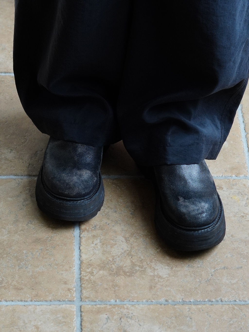 GUIDI（グイディ）×ARKnets（アークネッツ）の別注 BACK ZIP BOOTSが