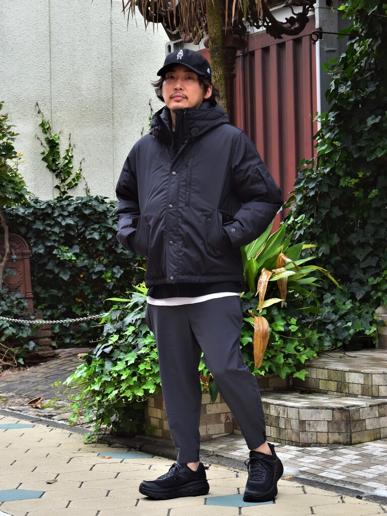 ノースフェイスパープルレーベルマウンテンショートダウンパーカー コーディネート>THE NORTH FACE PURPLE LABEL/マウンテンショート