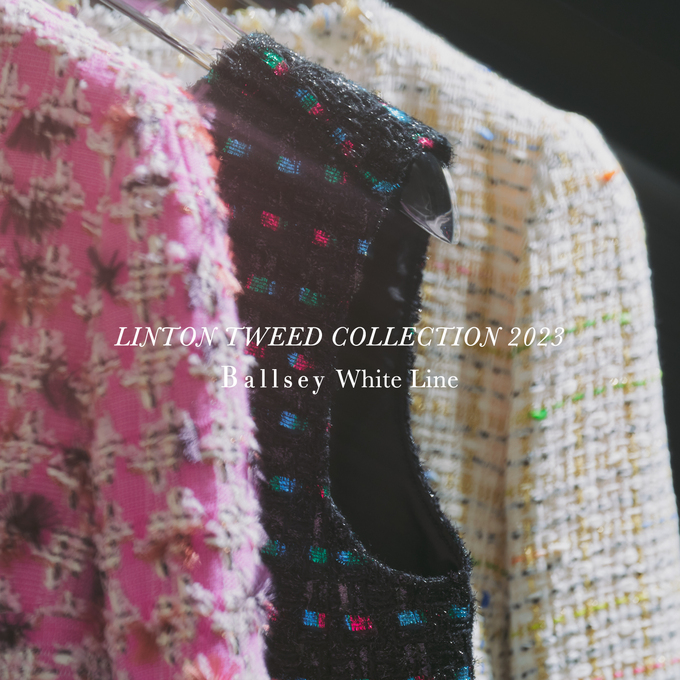LINTON TWEED COLLECTION 2023 Ballsey White Line | トゥモローランド