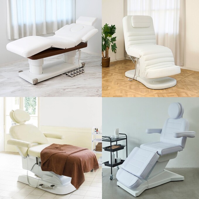 多機能リラクゼーションベッド（電動4モーター＋ヒーター付