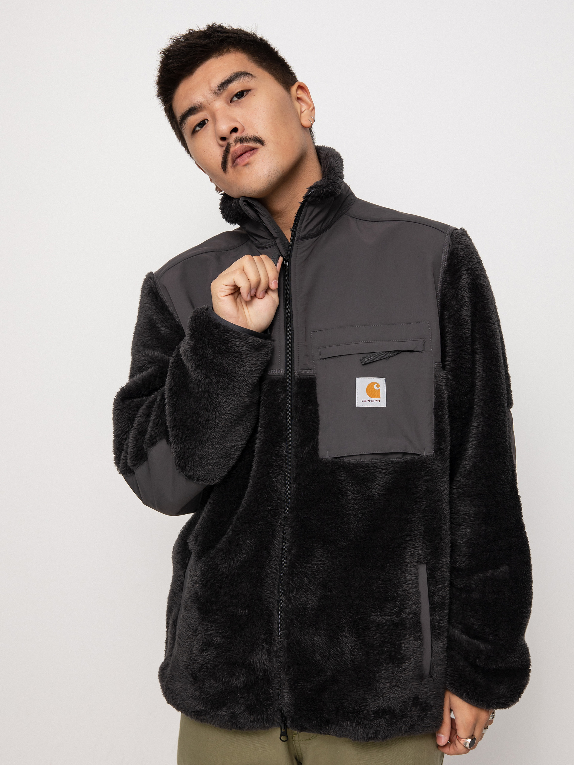 Carhartt WIP Jackson Sweat Jacket - black (vulcan)