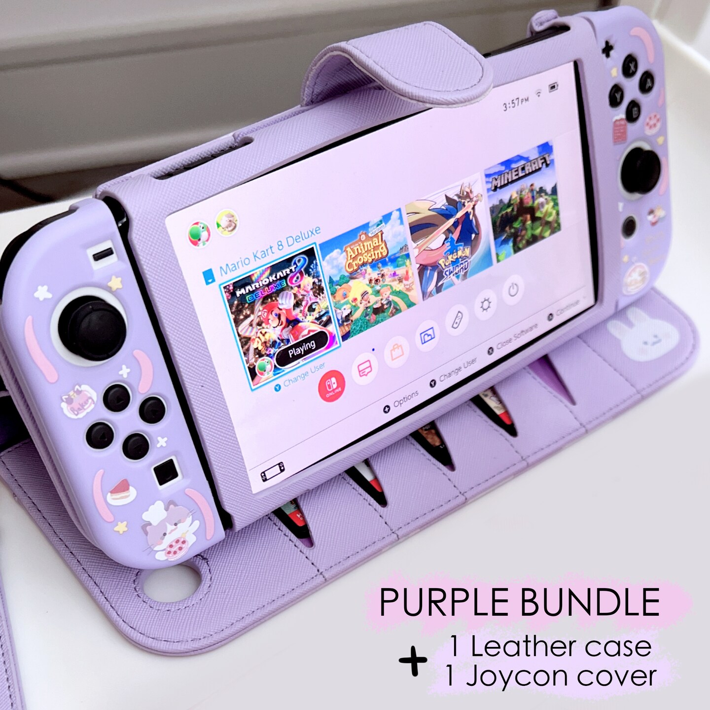 マ*ン様 Nintendo Switch Lite パープル 本体とゲームカード マ*ン様