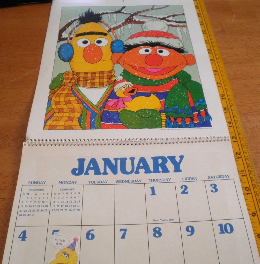 Sesame Street 1981 Poster Calendar | Muppet Wiki | Fandom