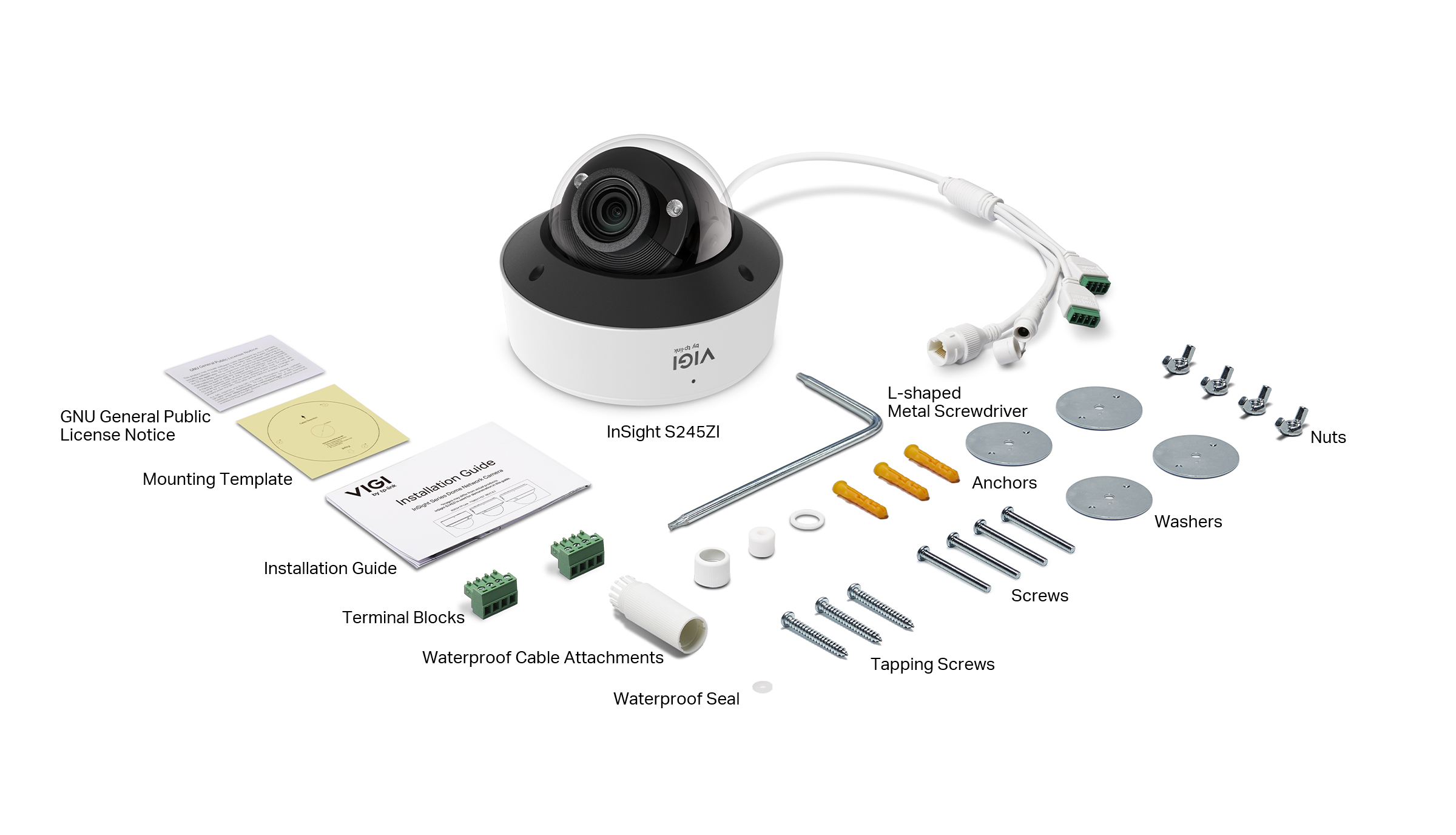 InSight S245ZI | VIGI 4MP IR電動バリフォーカルレンズ ドーム型