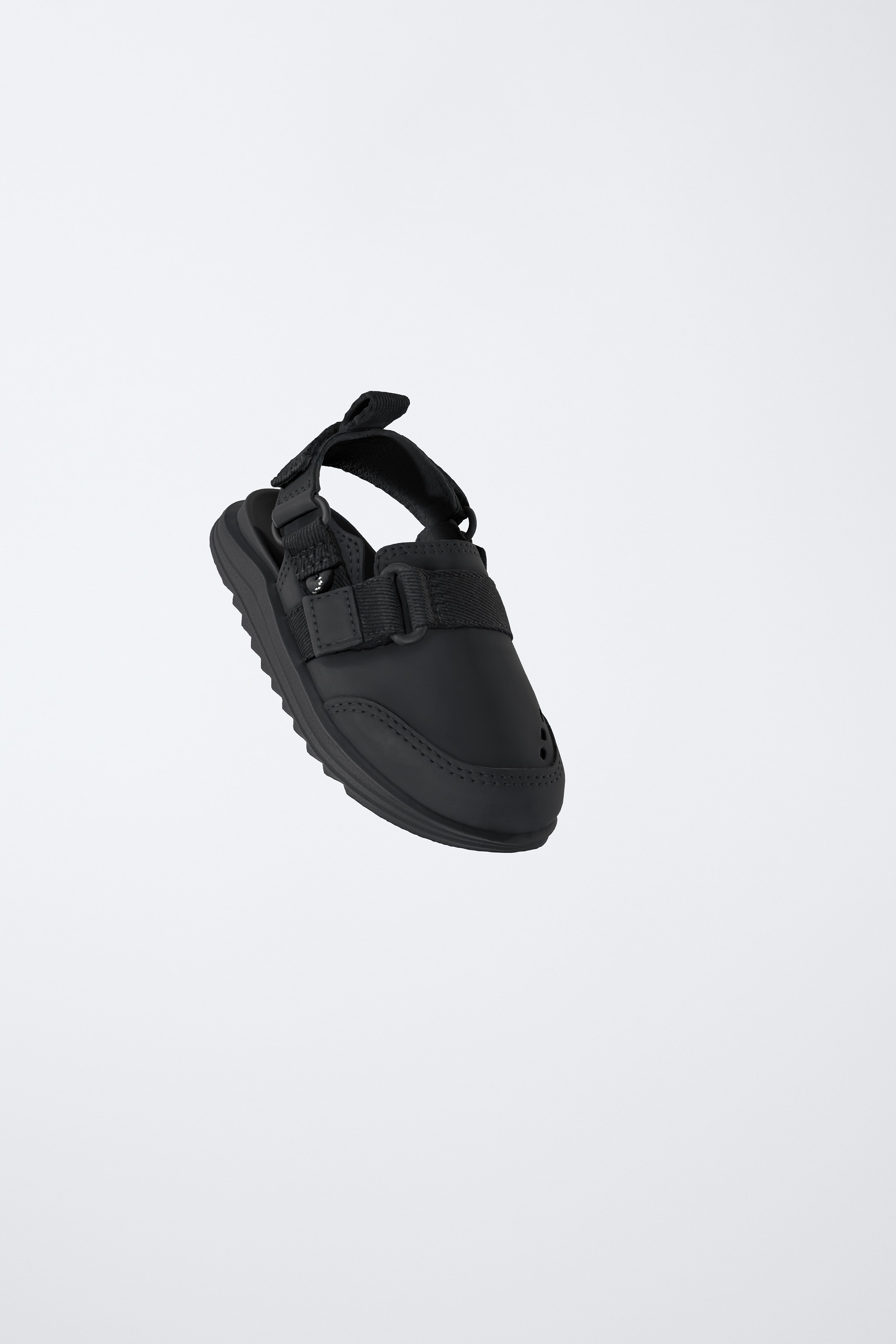 RUBBERIZED CLOGS - Black | ZARA United States