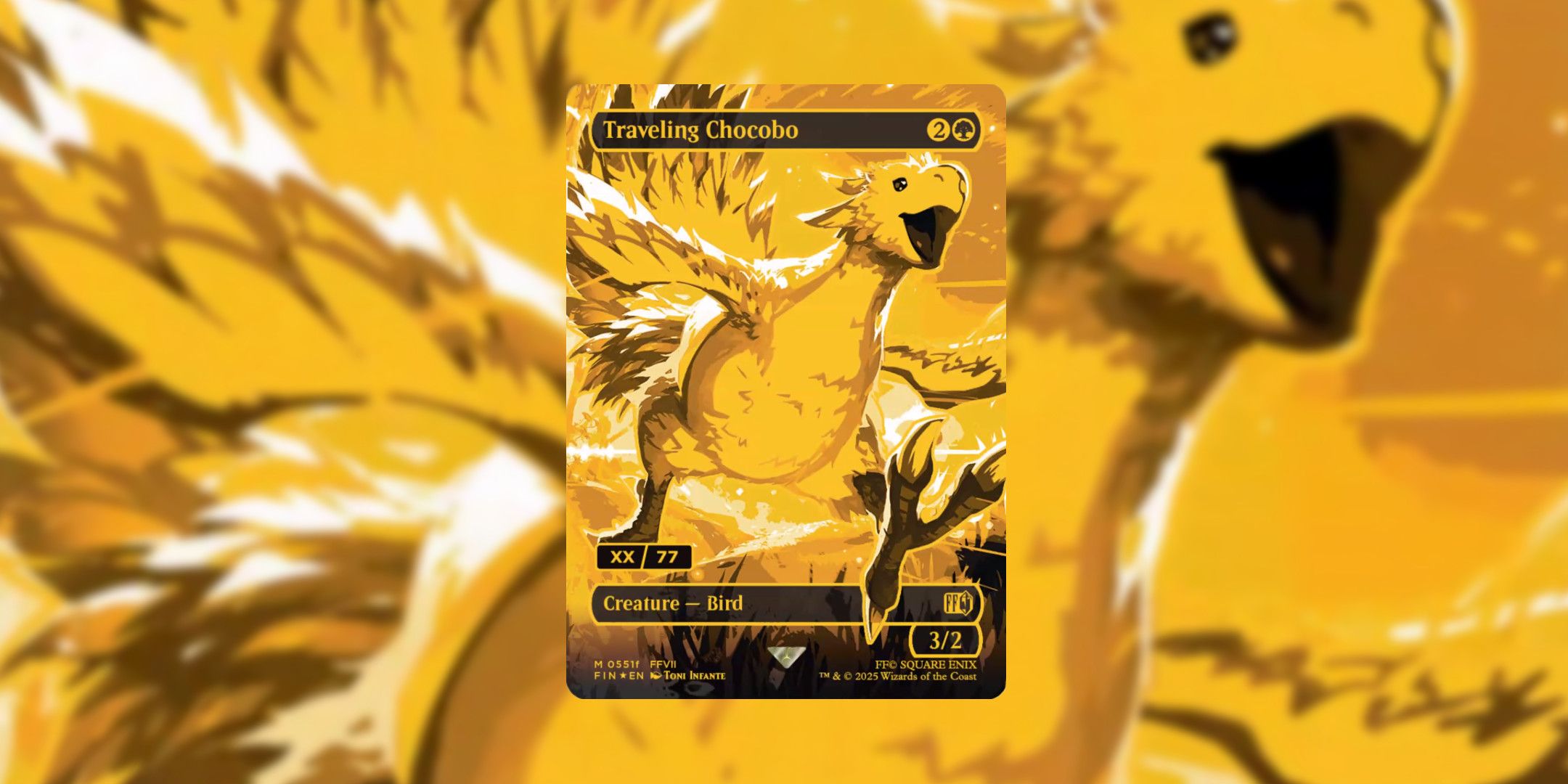 Final Fantasy Golden Chocobo MTG Card Listed For $50,000 By A Reseller