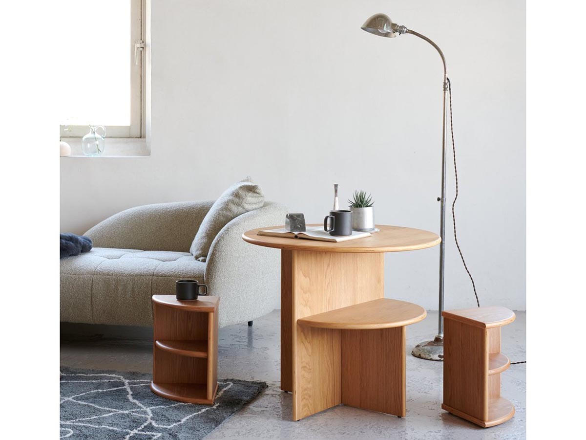 JOURNAL STANDARD FURNITURE PORTO QUARTER TABLE / ジャーナル