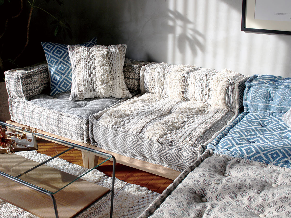 a.depeche block multi zabu ottoman / アデペシュ ブロックマルチ