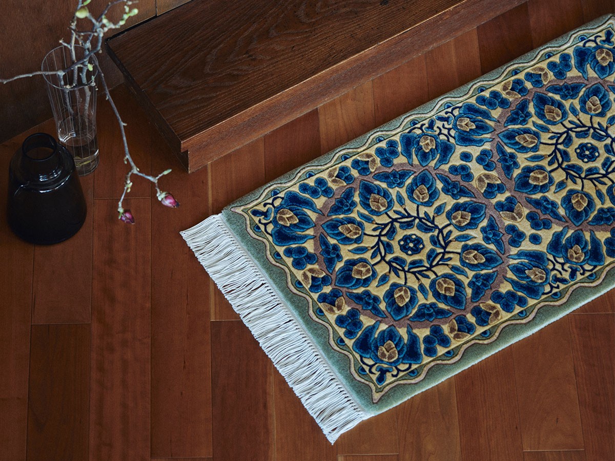 山形緞通 CLASSIC LINE ebikazura hosoge / やまがただんつう 古典