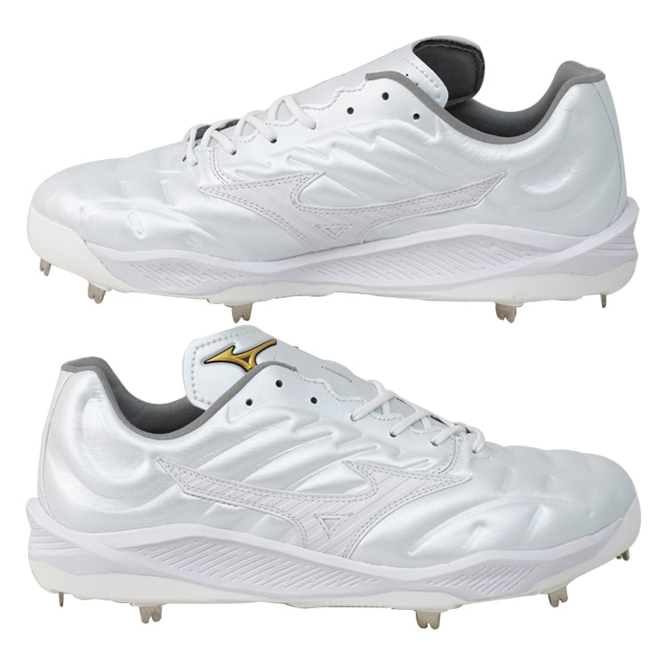 ミズノプロ 野球 厚底 白スパイク クッションレボプロ 高校野球対応