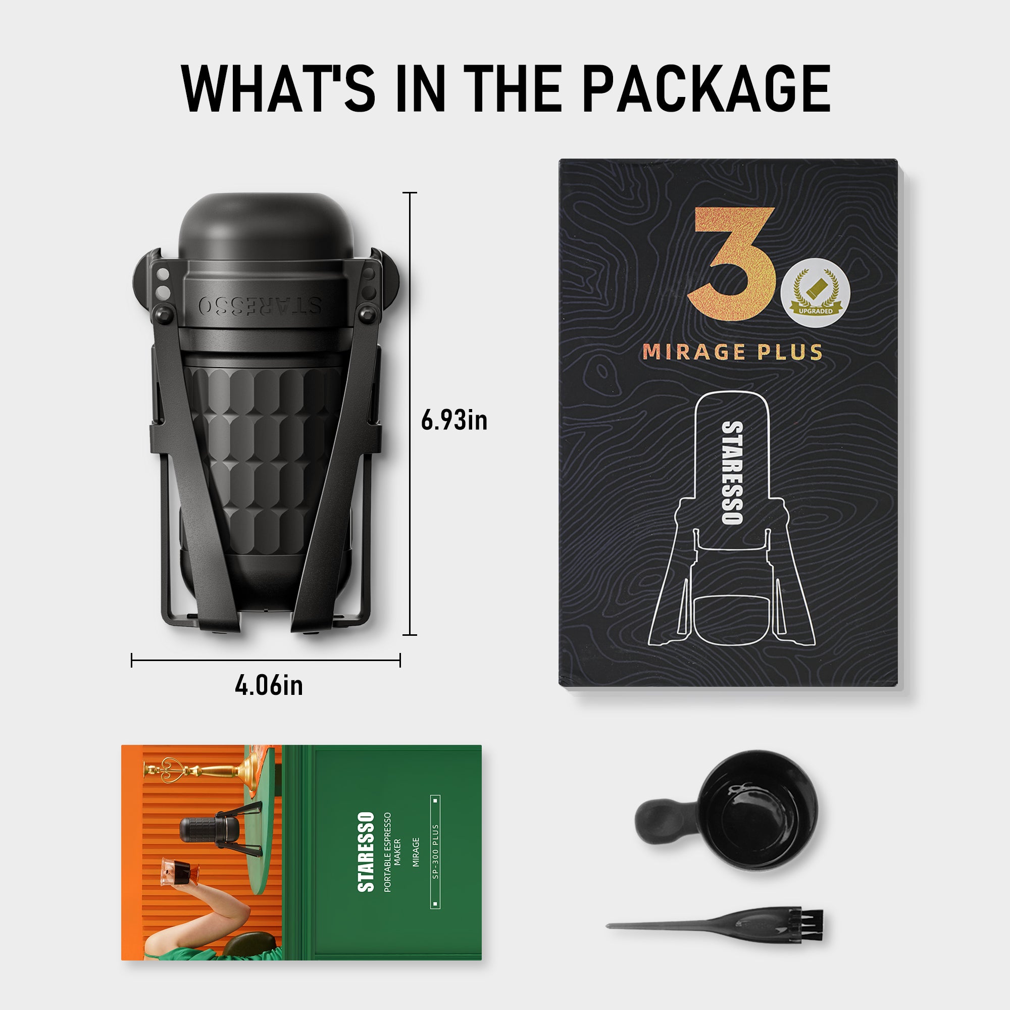 STARESSO Plus Portable Espresso Maker, Gift for coffee lovers