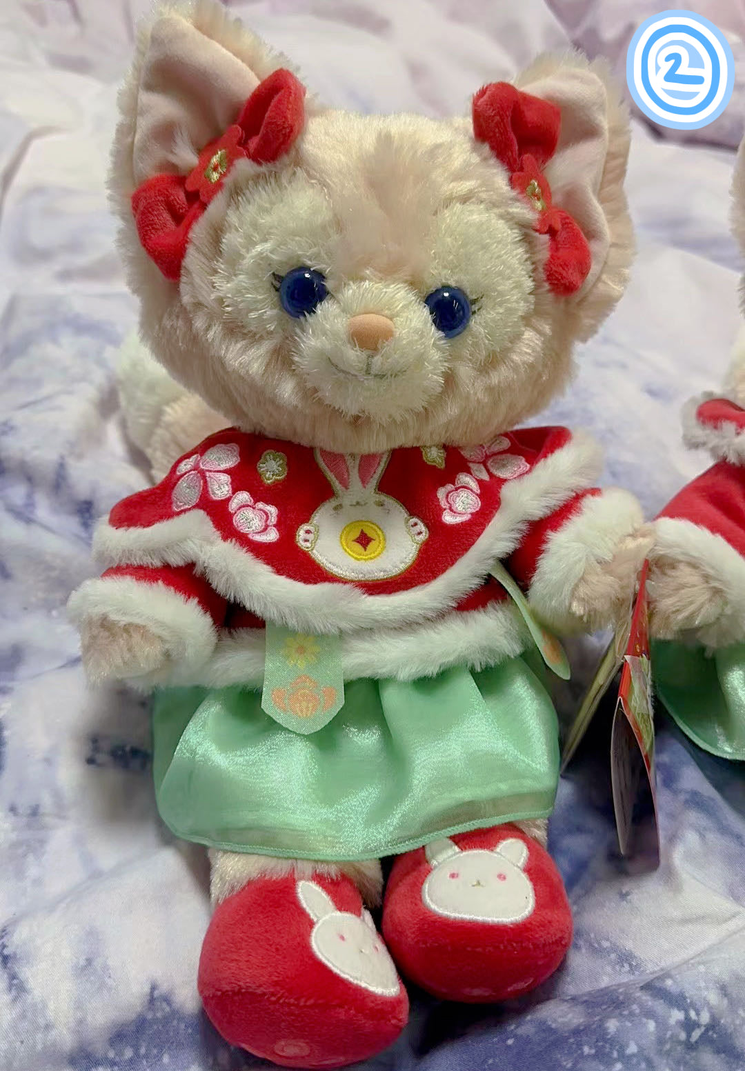 お顔厳選】新作 上海ディズニー 新春リーナベルぬいぐるみ SSサイズ お