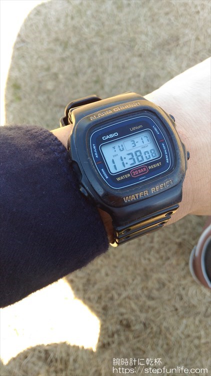 カシオ (CASIO) DW-310。レトロ感漂う丸いフォルム。Gショック DW-5600