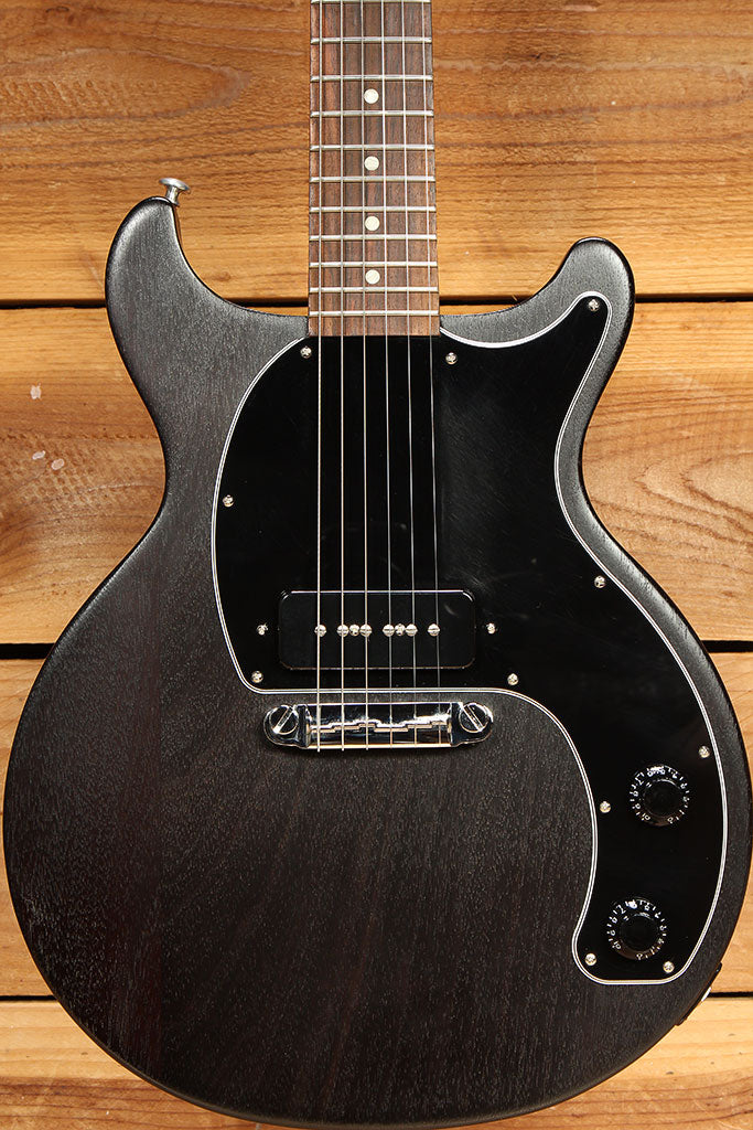 GIBSON 2019 Les Paul Junior Jr Tribute DC Black Clean! USA Double