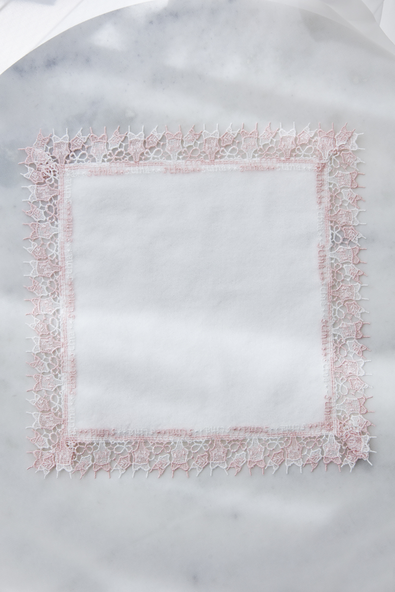 stina / leotard handkerchief 【2枚set】/ pink-white