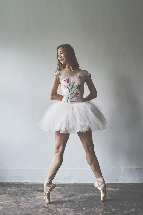 stina / type H half sleeve / Rebel Tulip mocha