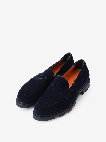 サントーニ サントーニ コインローファー レザーシューズ サイズ5.5