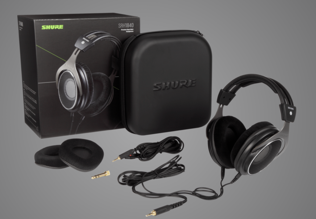 モニターとして使えるオープンヘッドホンの最高峰？【SHURE SRH1840