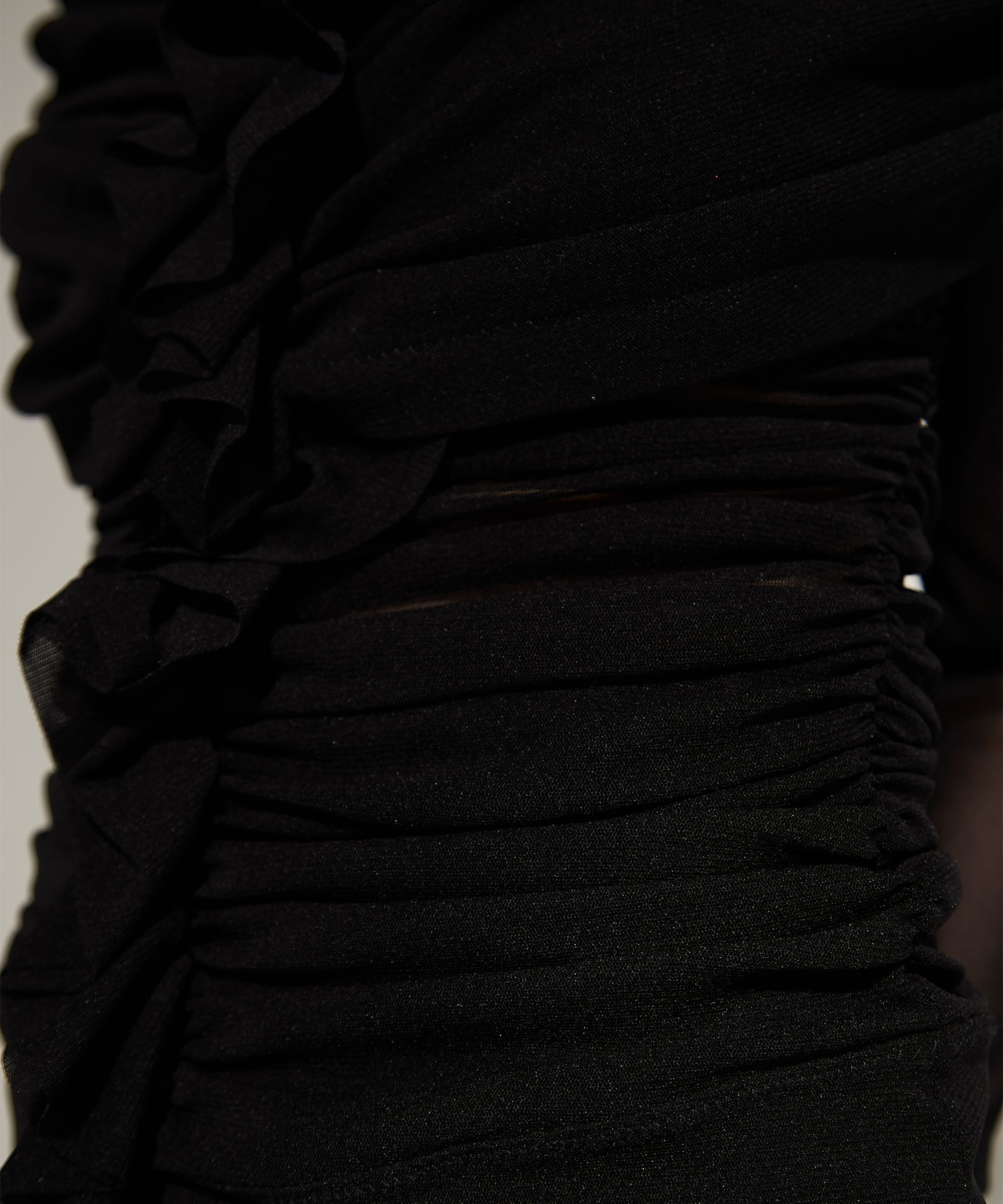 TULLE FRILLED BODYSUIT(1 BLACK): FETICO: WOMENS｜ STUDIOUS ONLINE