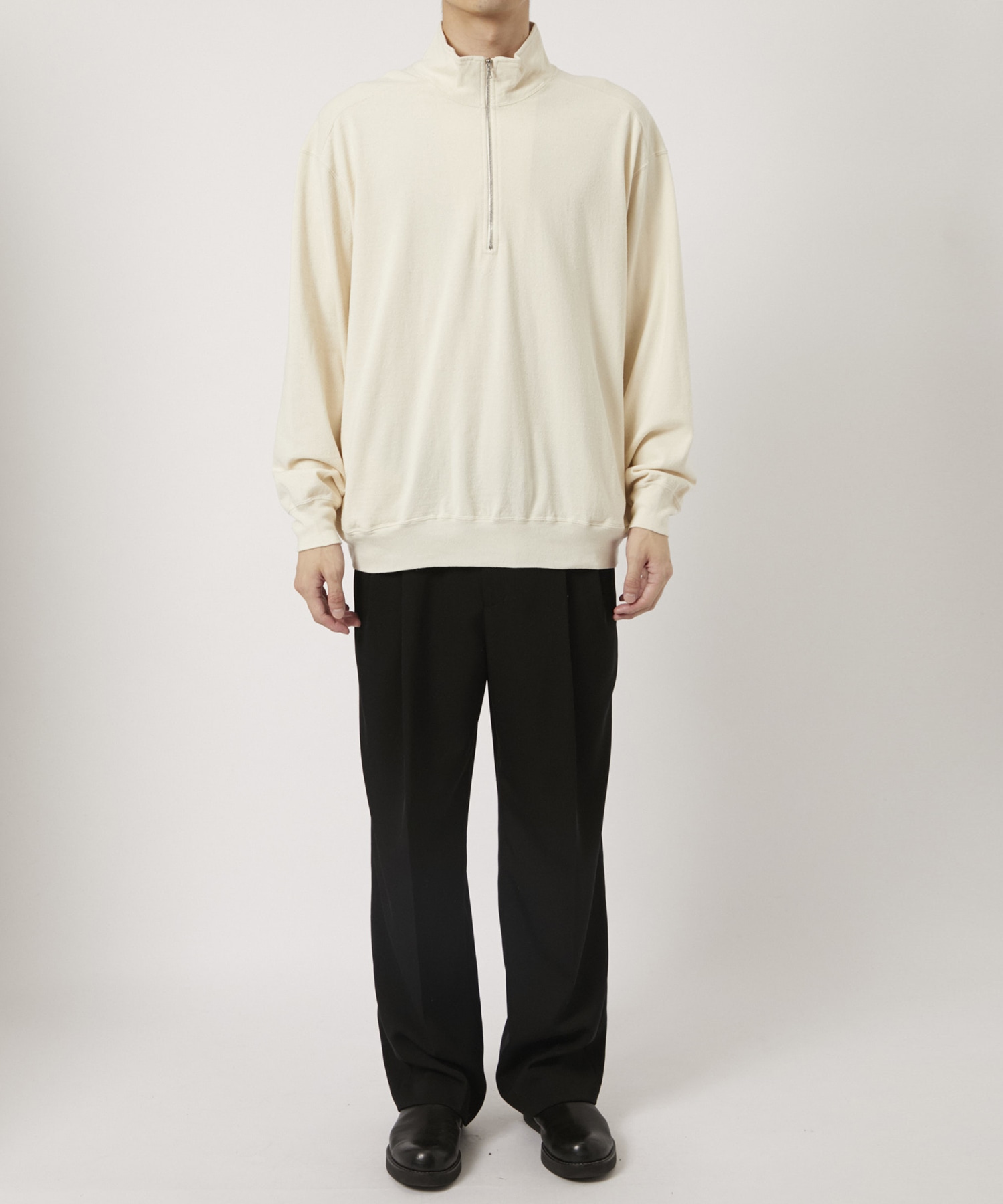 Co/Silk Nep Harf-Zip | blurhms