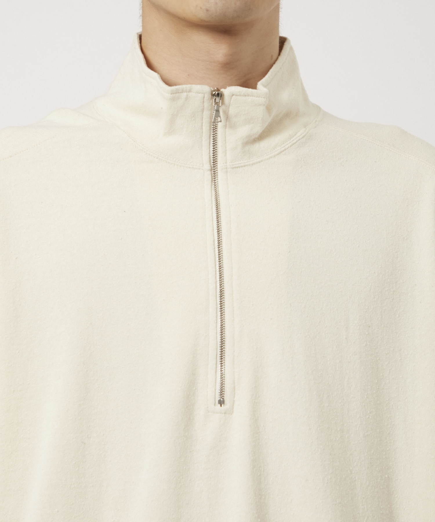 Co/Silk Nep Harf-Zip | blurhms