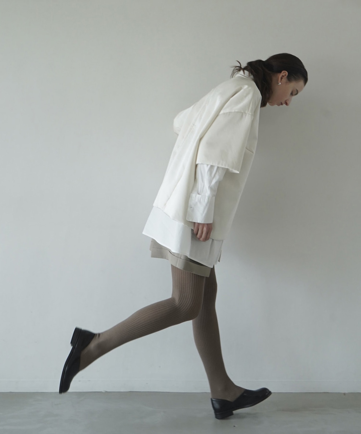 PADDED SATIN TOPS(1 IVORY): CLANE: WOMENS｜ STUDIOUS ONLINE公式
