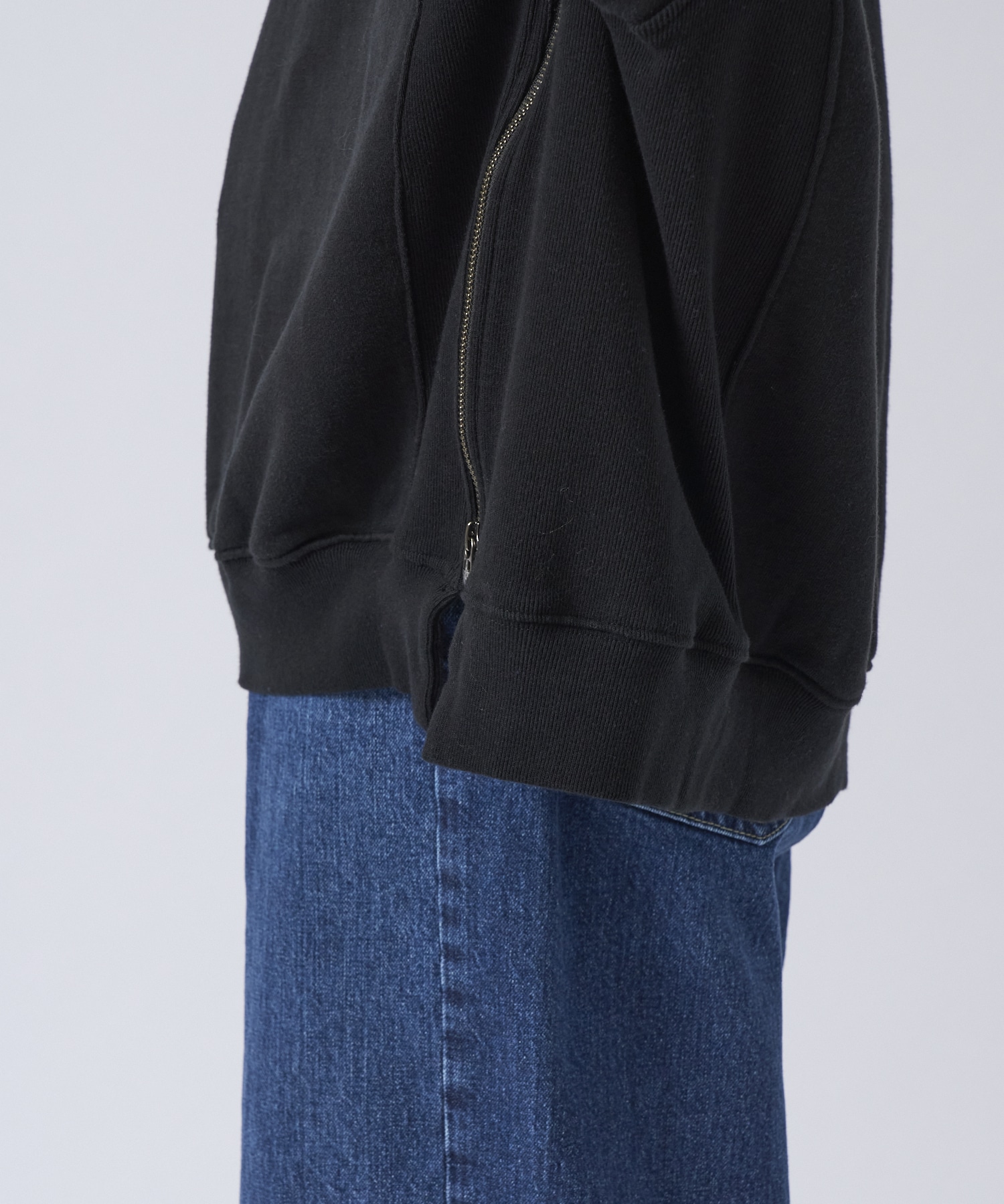 ZIPPER RIB SWEAT | FACETASM