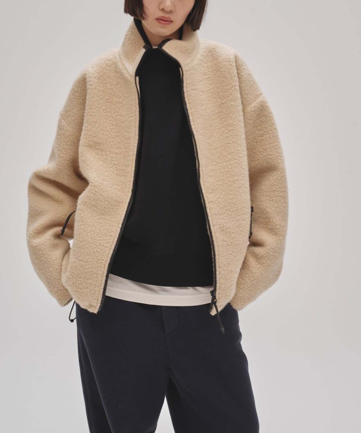 Wool Boa Zip Jacket(36 ECRU): TODAYFUL: WOMENS｜ STUDIOUS ONLINE