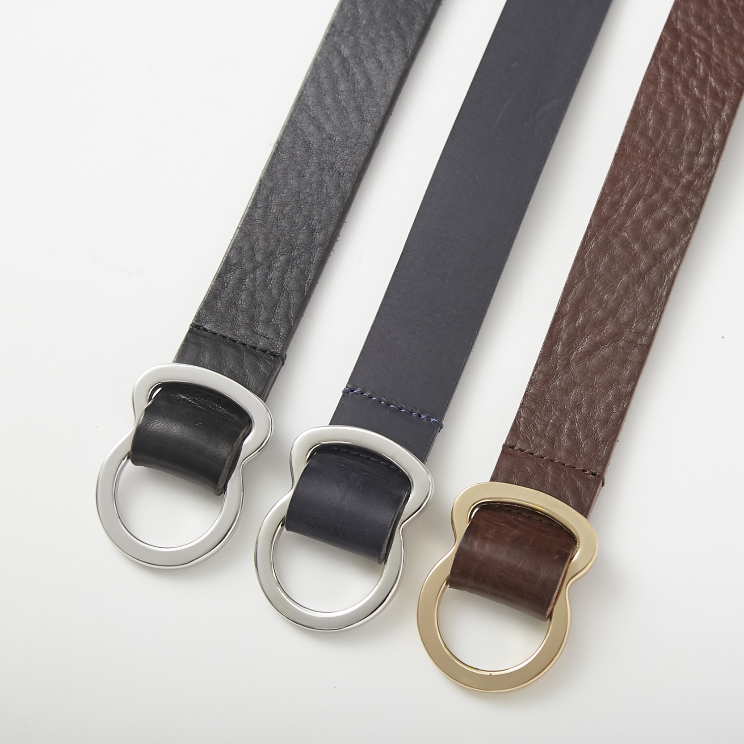 二宮五郎商店/「あな」がないベルト -穴がないからサイズ調整が自由