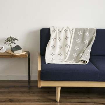 KLIPPAN/シュニールコットン ハーフブランケット -柔らかくてサラサラ