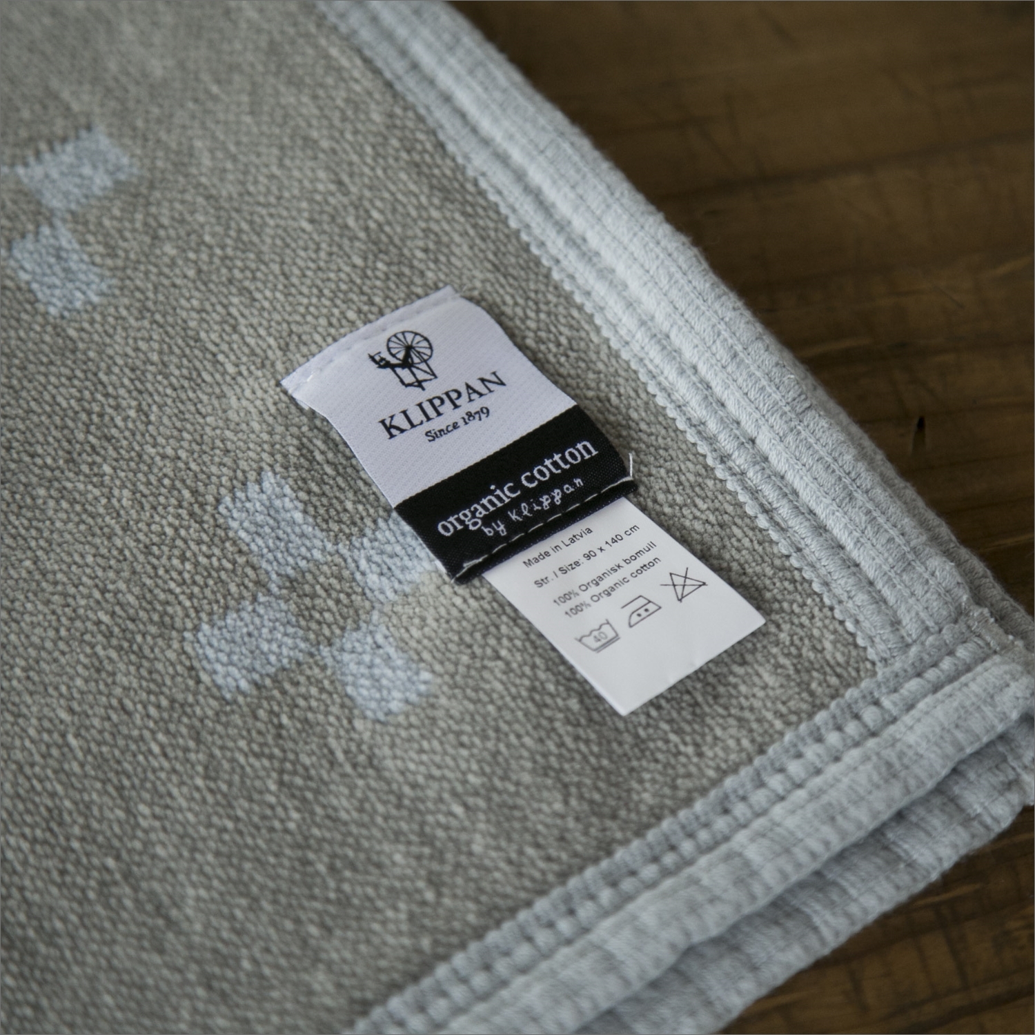 KLIPPAN/シュニールコットン ハーフブランケット -柔らかくてサラサラ