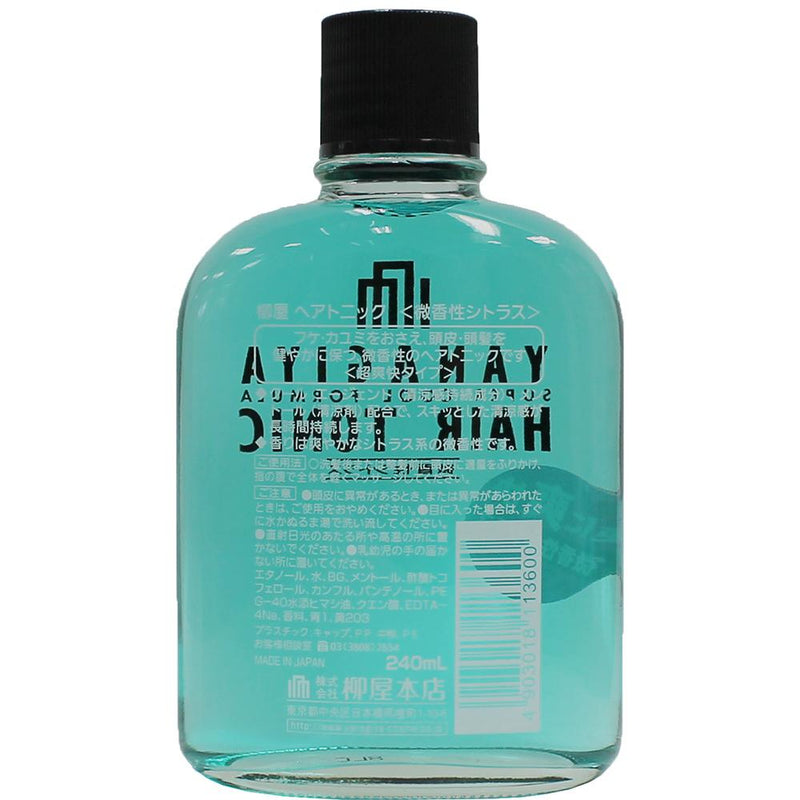 医薬部外品】柳屋本店 ヘアトニック 微香性シトラス 240ml