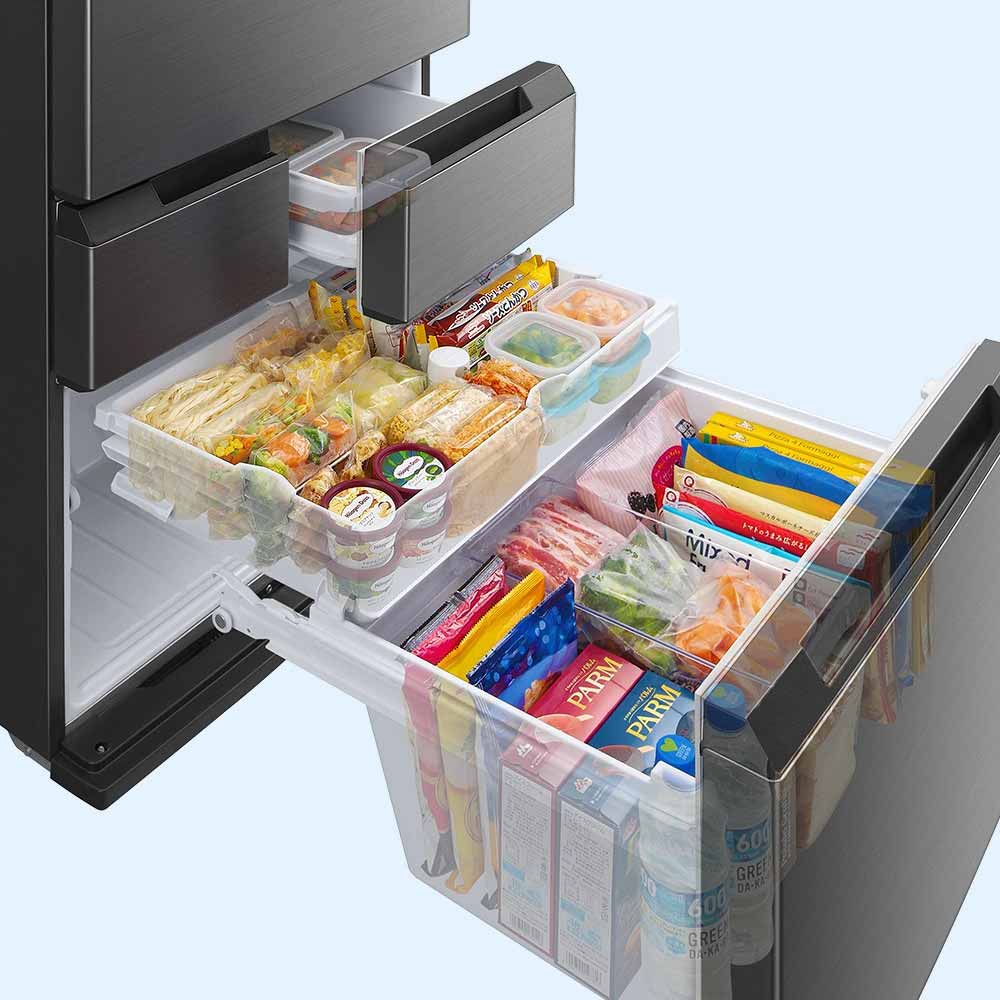 SHARP SHARP 5ドア冷蔵庫 457L どっちもドア SJ-MW46P (両開き